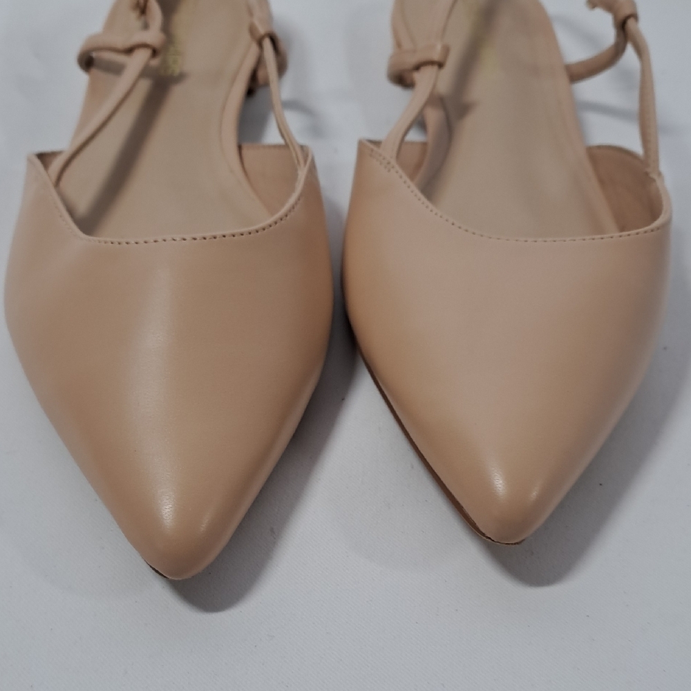 Dream Pairs Beige Pointed Slingback Flats - Picture 3 of 12